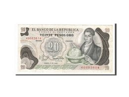 Billet, Colombie, 20 Pesos Oro, 1982, 1982-01-01, TTB - Colombia