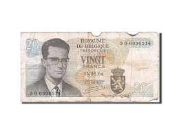 Billet, Belgique, 20 Francs, 1964, 1964-06-15, B - Other & Unclassified