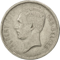 Monnaie, Belgique, 5 Francs, 5 Frank, 1934, TTB, Nickel, KM:97.1 - 5 Francs & 1 Belga