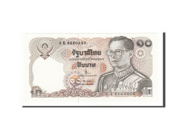 Billet, Thaïlande, 10 Baht, 1980, SPL - Tailandia