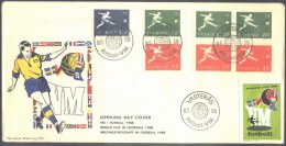 SWEDEN - FIFA WORLD CUP  On Cover + RARE  LABEL - 1958 - 1958 – Sweden