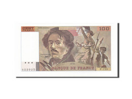 Billet, France, 100 Francs, 100 F 1978-1995 ''Delacroix'', 1990, NEUF - 100 F 1978-1995 ''Delacroix''