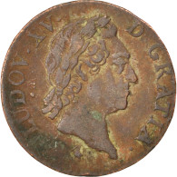 Monnaie, France, Louis XV, Demi Sol à La Vieille Tête, 1/2 Sol, 1769, Paris - 1715-1774 Luigi XV Il Beneamato