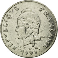 Monnaie, Nouvelle-Calédonie, 20 Francs, 1991, Paris, TTB+, Nickel, KM:12 - Nouvelle-Calédonie