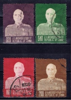 ROC+ China Taiwan 1953 Mi 170-71 176 178 Tschiang Kai-schek - Used Stamps