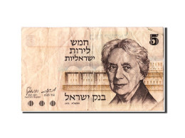 Billet, Israel, 5 Lirot, 1973, TB+ - Israël