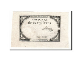 Billet, France, 5 Livres, 1793, Ariquey, SPL, KM:A76, Lafaurie:171 - Assignats