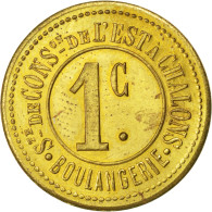 Monnaie, France, 1 Centime, SUP, Laiton, Elie:30.1 - Noodgeld