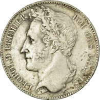 Monnaie, Belgique, Leopold I, 5 Francs, 5 Frank, 1848, TTB+, Argent, KM:3.2 - 5 Frank
