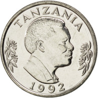 Monnaie, Tanzania, Shilingi, 1992, SPL, Nickel Clad Steel, KM:22 - Tanzanía