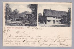 AK BE WANGENRIED 1901-12-03 Foto J.Kummer #59172 Bauernhaus Leuenberger Rest+Post - Wangen An Der Aare