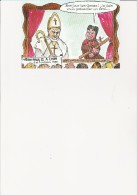 CARTE POSTALE - DESSIN DE G .NEMOZ -JEAN-PAUL II A LYON -1986  TB -TIRAGE 1000 EXEMPLAIRES - Sonstige & Ohne Zuordnung