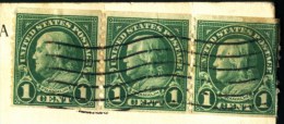 USA - AMERICA -  COILS FRANKLIN  3x1 C - MOUNT  VERNON  CARD - 1939 - Roulettes