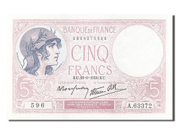 Billet, France, 5 Francs, 5 F 1917-1940 ''Violet'', 1939, 1939-09-28, NEUF - 5 F 1917-1940 ''Violet''