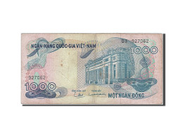 Billet, South Viet Nam, 1000 D<ox>ng, 1971, TB+ - Vietnam