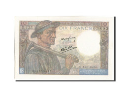 Billet, France, 10 Francs, 10 F 1941-1949 ''Mineur'', 1947, 1947-01-09, SPL - 10 F 1941-1949 ''Mineur''