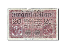 Billet, Allemagne, 20 Mark, 1918, 1918-02-20, TB - 20 Mark