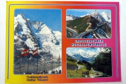 Großglockner Hochalpenstraße - Parkplatz Fuschertörl, Nordrampe, Straße Verkehr, AK Mit Briefmarke - Heiligenblut