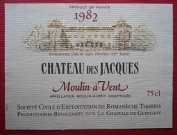 - MOULIN A VENT - CHÂTEAU DES JACQUES- ROMANECHE-THORINS (Saône&Loire) - Beaujolais