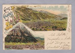 AK GL GLARUS 1901-12-05 Litho Künzli #637 - Sonstige & Ohne Zuordnung