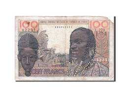 Billet, West African States, 100 Francs, 1959, B+ - Other - Africa