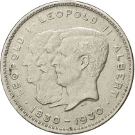 Monnaie, Belgique, 10 Francs-10 Frank, Deux / Twee Belgas, 1930, TTB+, Nickel - 10 Frank & 2 Belgas