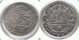 ESPAÑA CARLOS III EL PRETENDIENTE BARCELONA 2 REALES PLATA SILVER 1711 B - Sonstige & Ohne Zuordnung