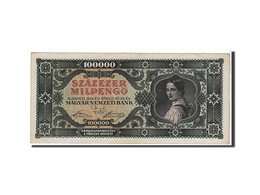 Billet, Hongrie, 100,000 Milpengö, 1946, KM:127, SUP - Hungary