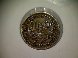 Cameroun 50 Centimes 1925  (bord Abimé ) - Cameroun