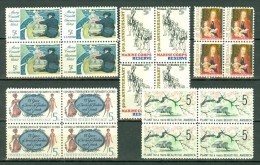 USA  5 X  Block Of 4 MNH - Sonstige & Ohne Zuordnung