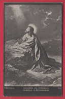 170247 / Germany Art Heinrich Hofmann - Christ In Gethsemane , Jesus Praying God Father Gethsemane 23 / 618 Bulgaria - Pittura & Quadri