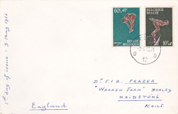 Belgium 1966 Sports Addressed FDC - 1961-1970