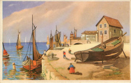 Arts - Peintures & Tableaux - Bateaux De Pêche - état - Schilderijen