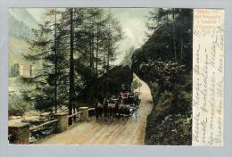 AK GR St.Moritz 1905 Postkutsche Foto Strada Val Bregaglia - Bregaglia