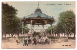 Valence, Le Kiosque, éd. B.F. N° 74 (kiosque à Musique) - Orgeval