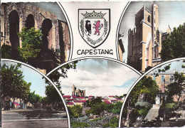 CAPESTANG    MULTIVUES  CARTE   RARE - Capestang