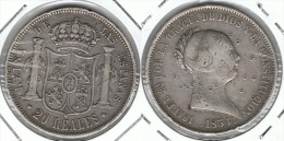 ESPAÑA ISABEL II 1854 20 REALES MADRID PLATA SILVER - Sonstige & Ohne Zuordnung