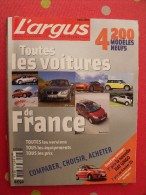 Revue L'Argus De L'automobile Hors Série. Toutes Les Voitures De 2003. 356 Pages - Auto