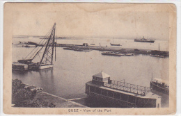 Egypt - Suez - View Of The Port - Suez