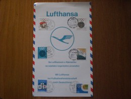 STAMPS JUGOSLAVIJA JUGOSLAVIA  AEREOFILATELIA  LUFTHANSA  MUCH RARE!! - Poste Aérienne