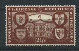 IRELAND   1949     International  Recognition  Of  Republic   2 1/2d  Reddish  Brown    MH - Nuovi