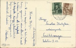 Flower Postcard, 1943., Hungary (Amag 3474) - Brieven En Documenten
