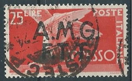 1947-48 TRIESTE A USATO ESPRESSO 25 LIRE - W127 - Express Mail
