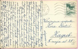 Flower Postcard (light Pink Rose), Vinkovci, 17.3.1960., Yugoslavia, Postcard - Autres & Non Classés