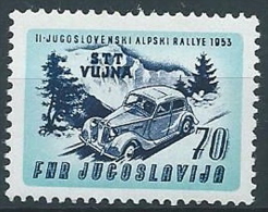 1953 TRIESTE B AUTOMOBILI 70 D MNH ** - W129 - Neufs