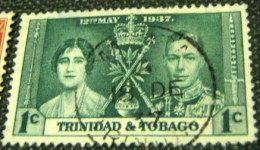 Trinidad And Tobago 1937 Coronation King George VI 1c - Used - Trinidad & Tobago (...-1961)