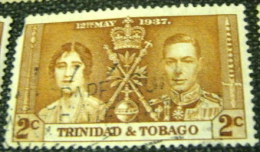 Trinidad And Tobago 1937 Coronation King George VI 2c - Used - Trinidad & Tobago (...-1961)