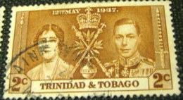 Trinidad And Tobago 1937 Coronation King George VI 2c - Used - Trinidad & Tobago (...-1961)