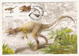 Portugal  & Maximo Postal, Dinossauros 2015 (3) - Tarjetas – Máximo