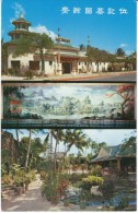 Honolulu Oahu Hawaii, Lau Yee Chai Chinese Restaurant, 3 Views, C1960s Vintage Postcard - Honolulu